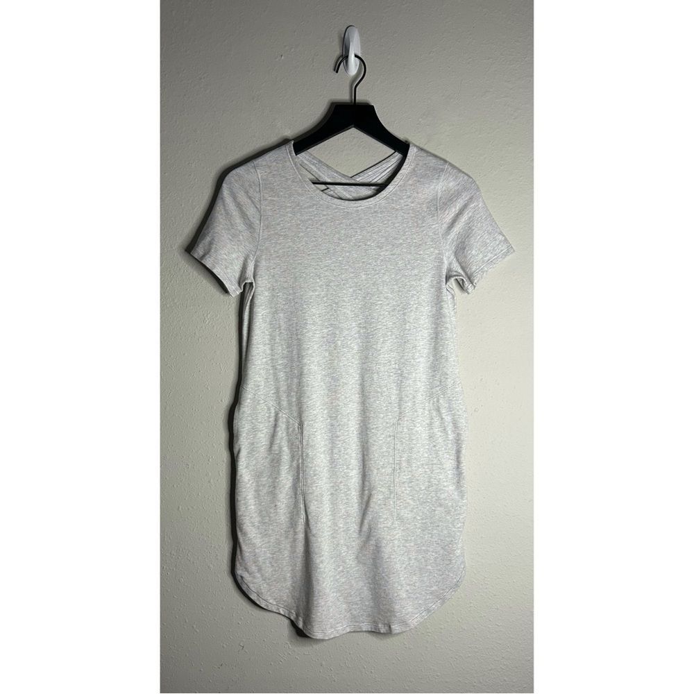 Ivivva Light Gray Short Sleeve T-shirt Dress Size 14